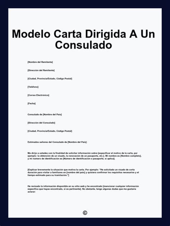 Como escrever uma carta para o consulado?