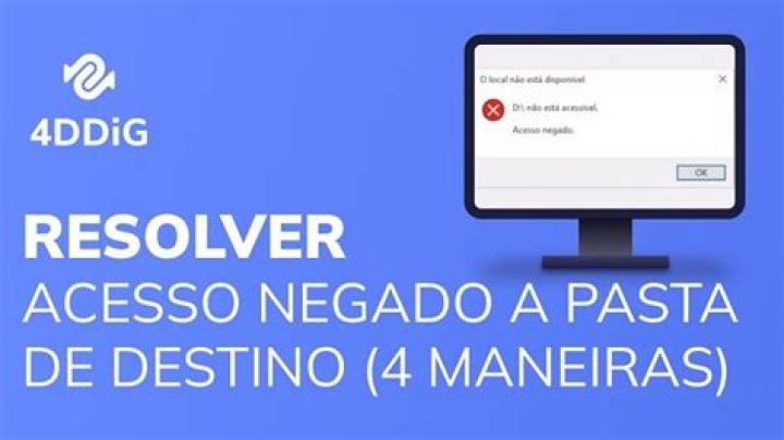 Como resolver o problema de acesso negado?