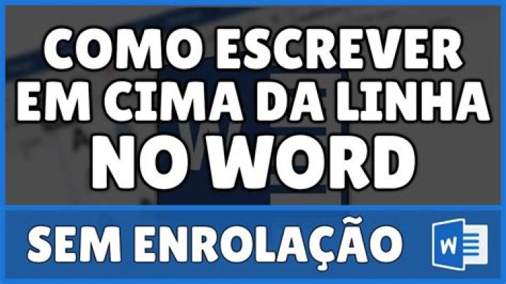 Como se escreve a palavra em cima?