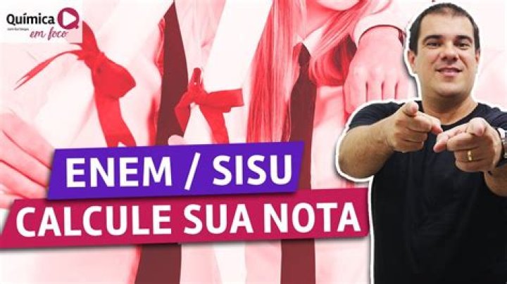 Como simular a nota do Enem no Sisu?