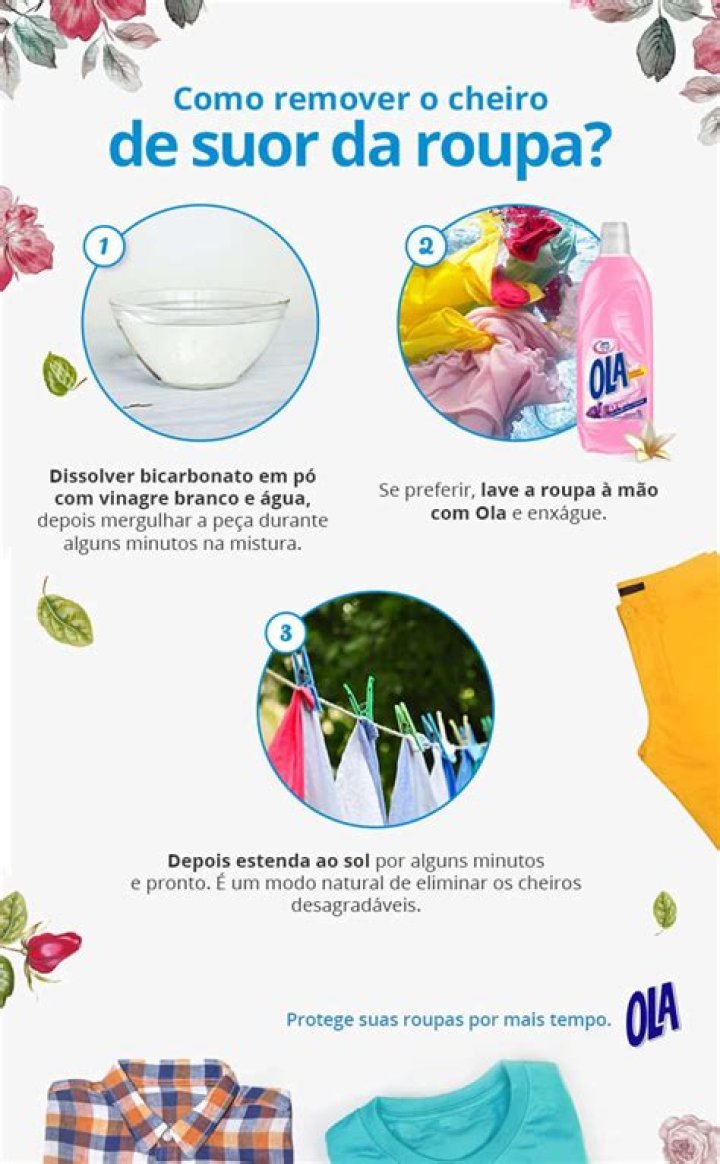 Como tirar mau cheiro de roupa a seco?