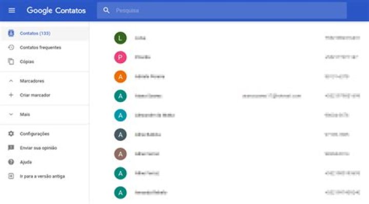 Como ver meus contatos na conta do Google?