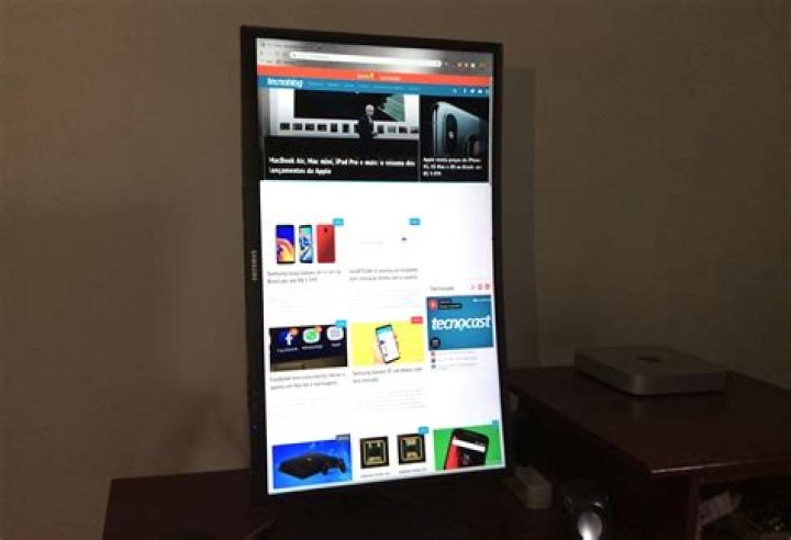 Como virar tela do monitor?
