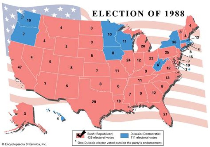 Did George HW Bush win the popular vote in 1988?