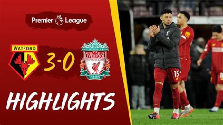 Did Liverpool lose to Watford?