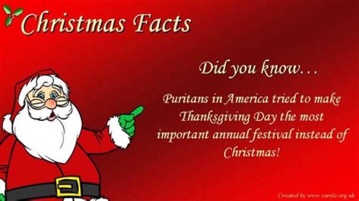 Did you know Christmas fun facts?