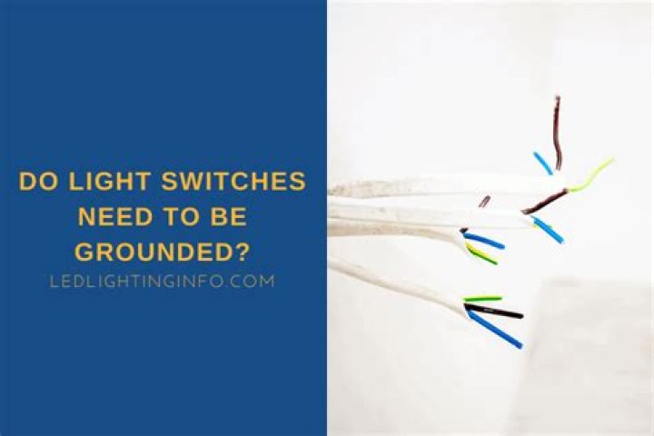 Do ceiling lights need to be grounded?