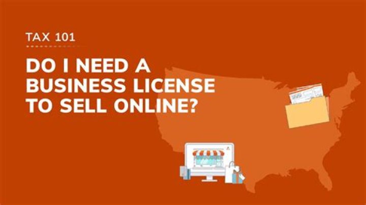 Do I need a resellers license to sell online?