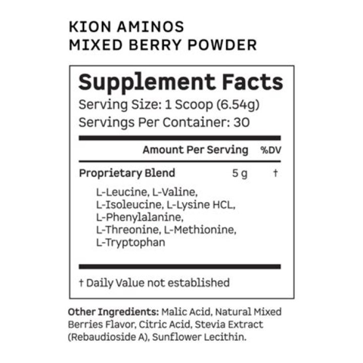 Do Kion aminos break a fast?