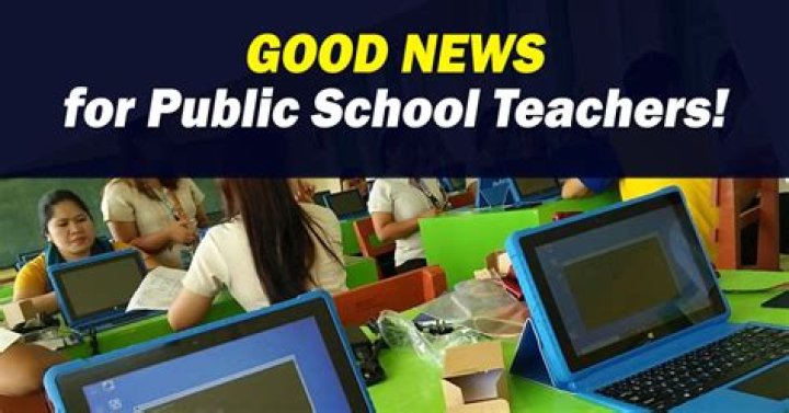 Do schools give teachers laptops?