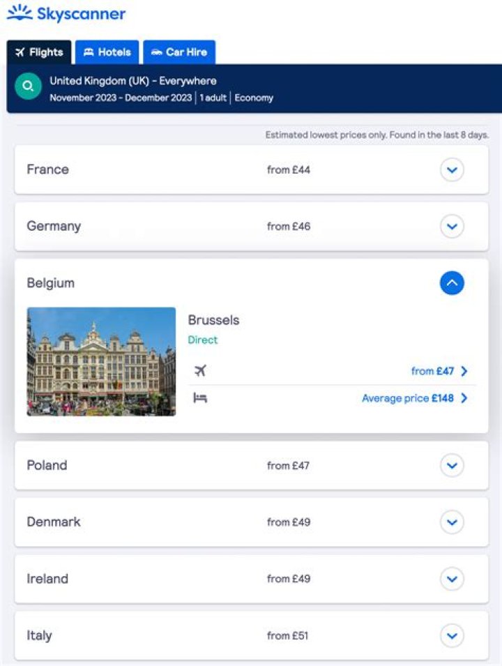 Do Skyscanner prices include taxes?