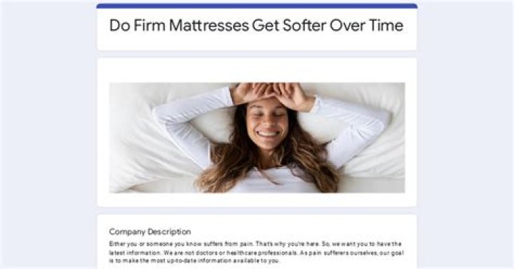 Do Tempur mattresses get softer?