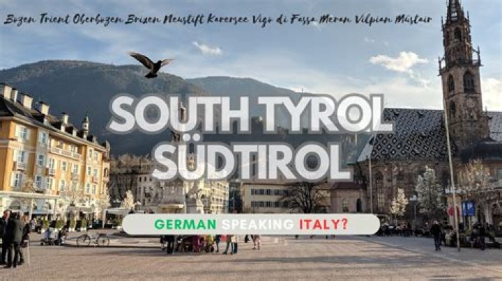 Do they speak German in Italy?