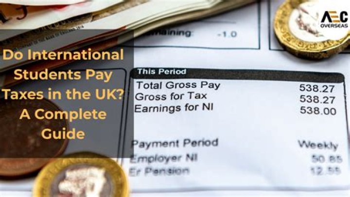Do UK students pay tax?