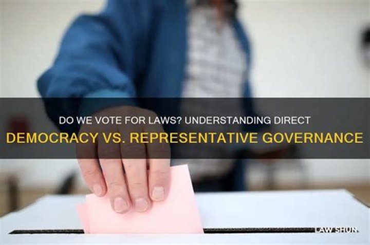 Do we vote on laws?