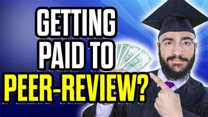 Do you get paid for peer review?