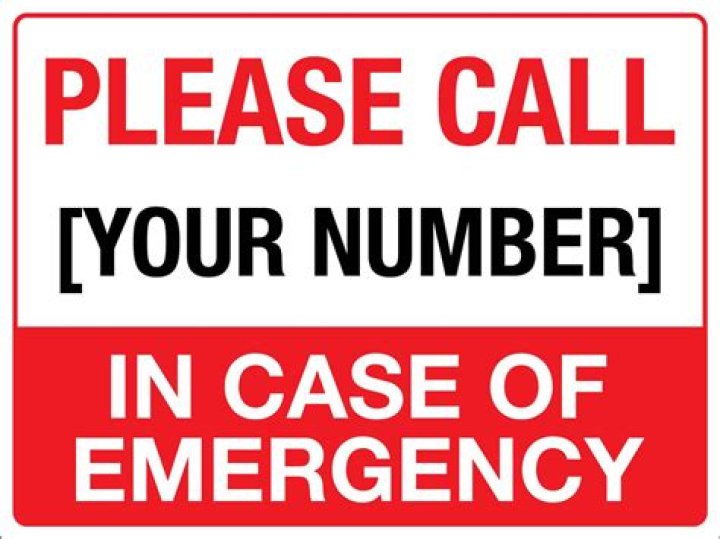 Do you know who or what to call in times of emergency?