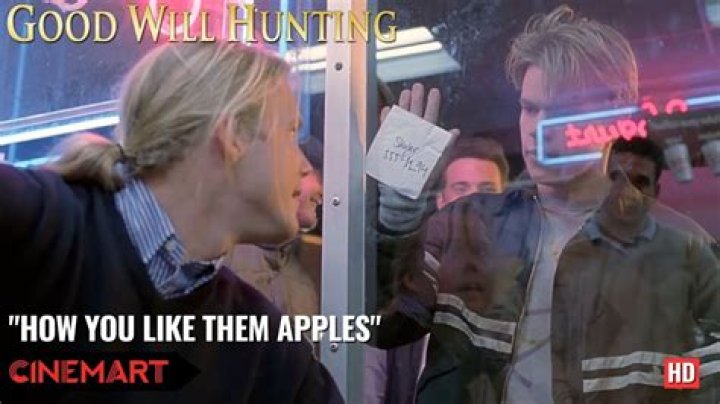 Do you like apples Good Will Hunting meaning?