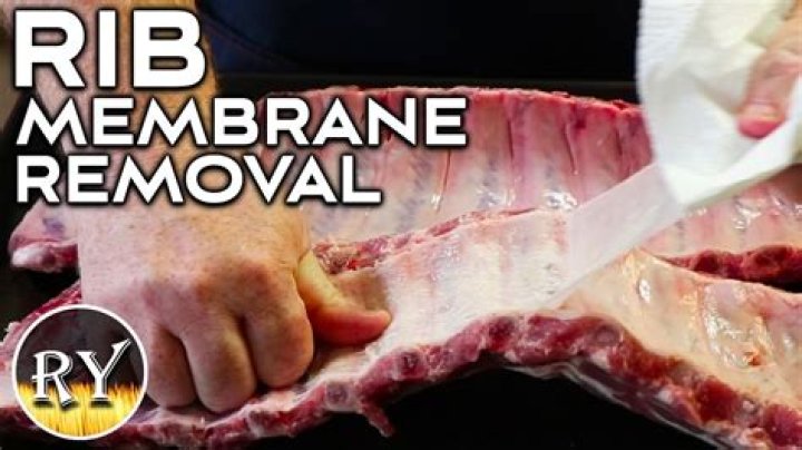 Do you need to remove membrane from ribs?