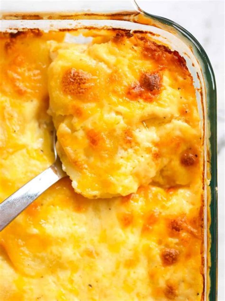 Do you peel potatoes for au gratin?