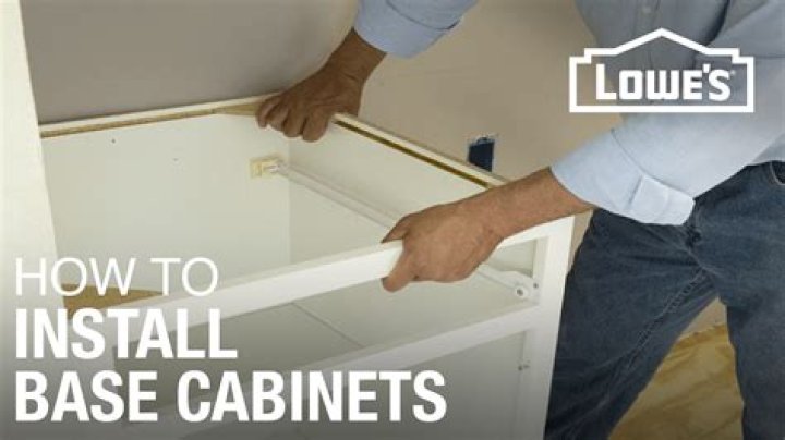 Do you screw base cabinets to the wall?