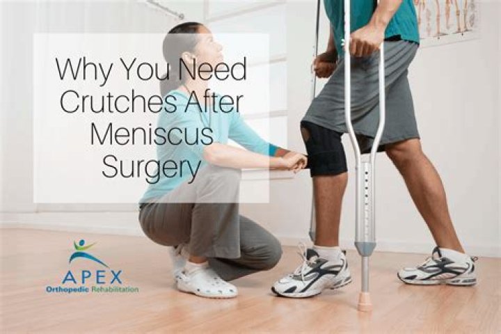 Do you use crutches for a torn meniscus?