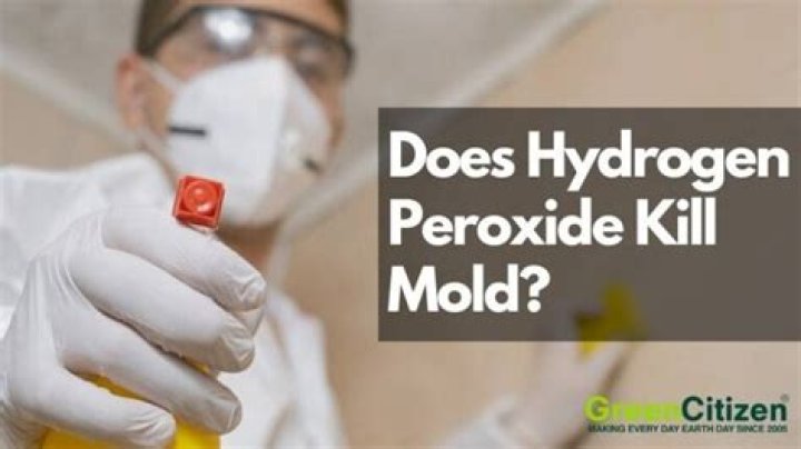 Does 3% peroxide kill mold?