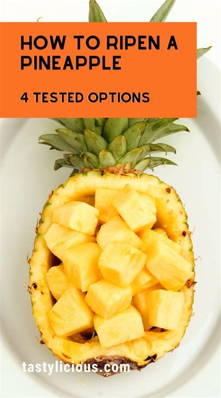 Does a pineapple continue to ripen after it is picked?