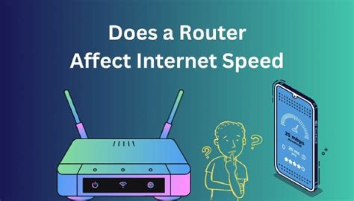 Does a router affect upload speed?