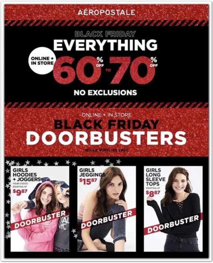 Does Aeropostale have Black Friday sale?