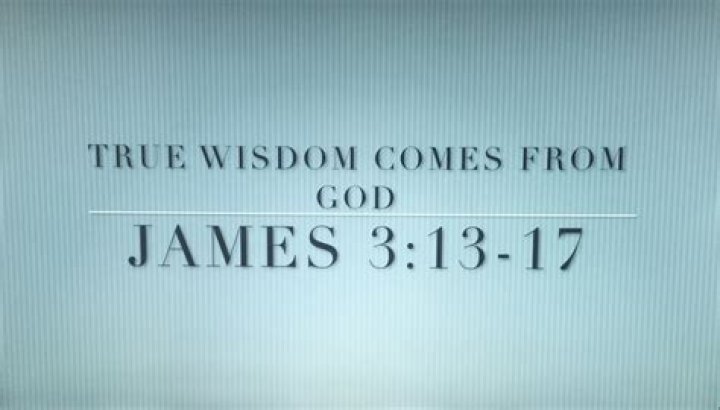 Does all wisdom come from God?