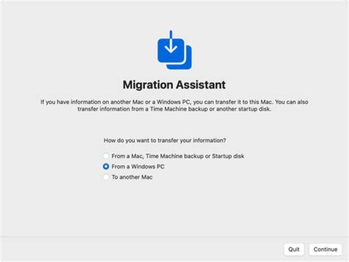 Does Apple Migration Assistant transfer applications?