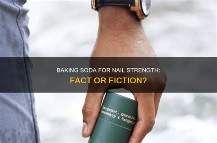 Does baking soda strengthen nails?