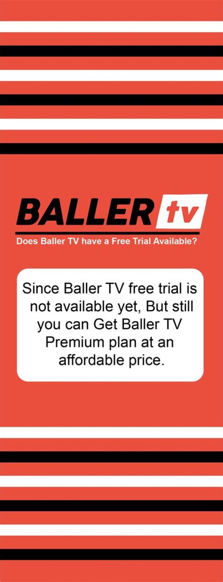 Does baller TV have an app?