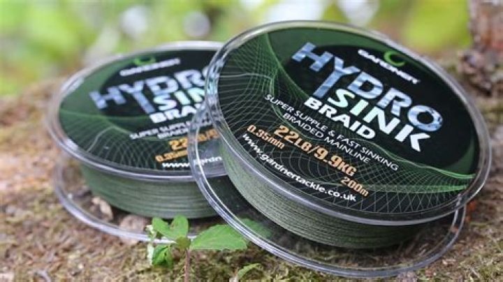 Does braided fishing line sink?
