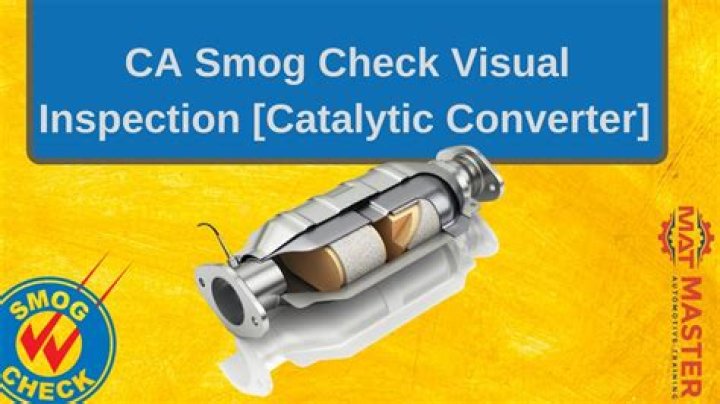 Does catalytic converter affect smog check?
