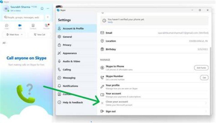 Does deleting Microsoft account delete Skype?