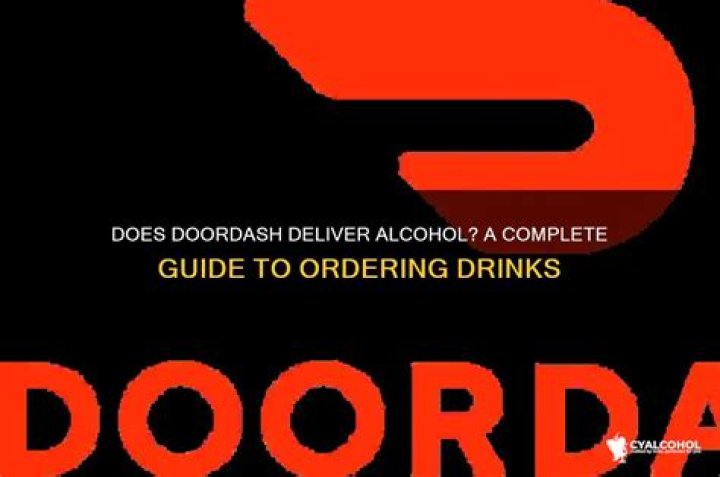 Does DoorDash deliver alcohol in Texas?