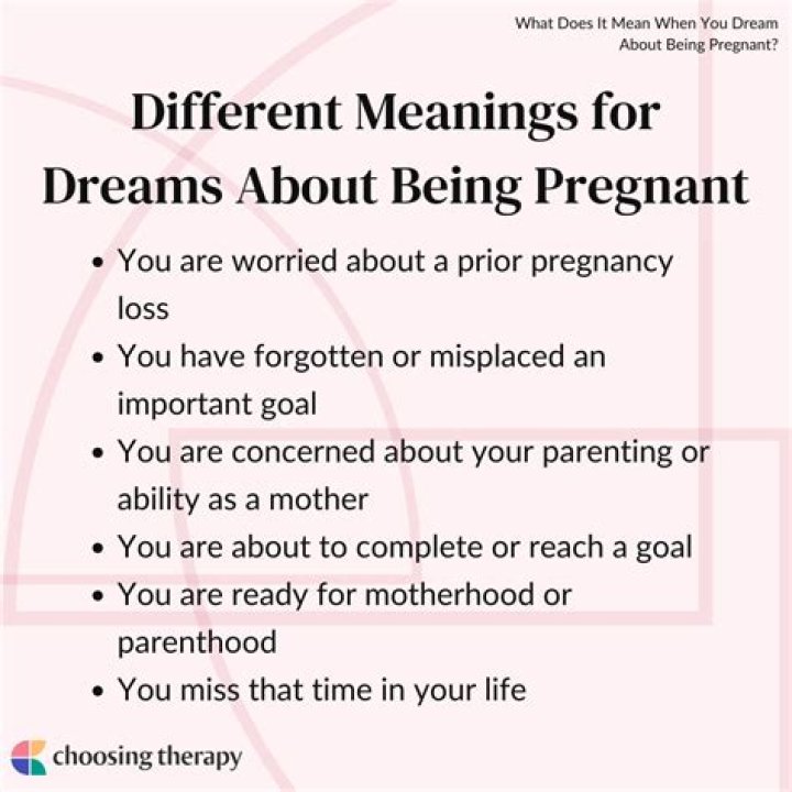 Does dreaming of death mean pregnancy?