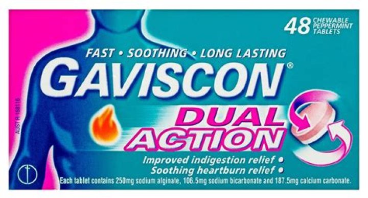 Does Gaviscon have simethicone in it?