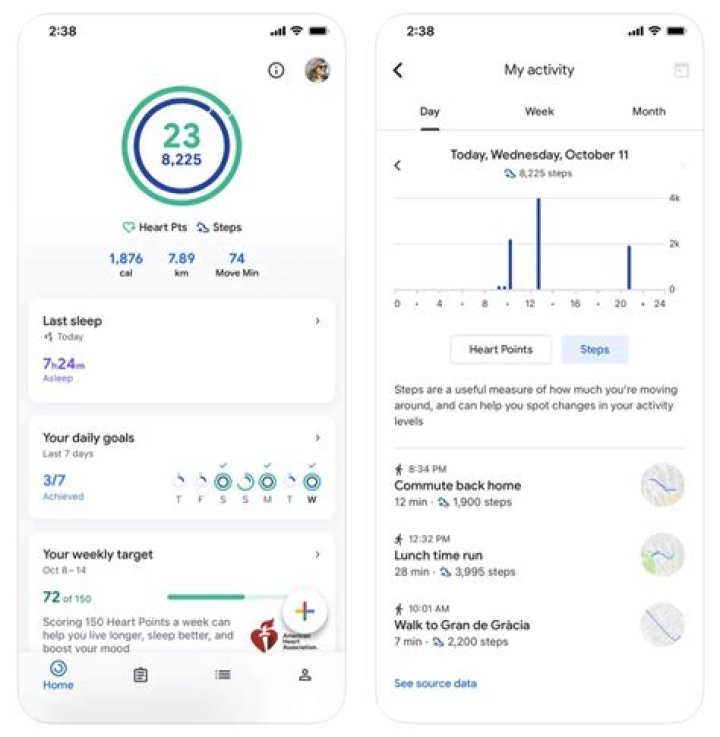Does Google fit need data?
