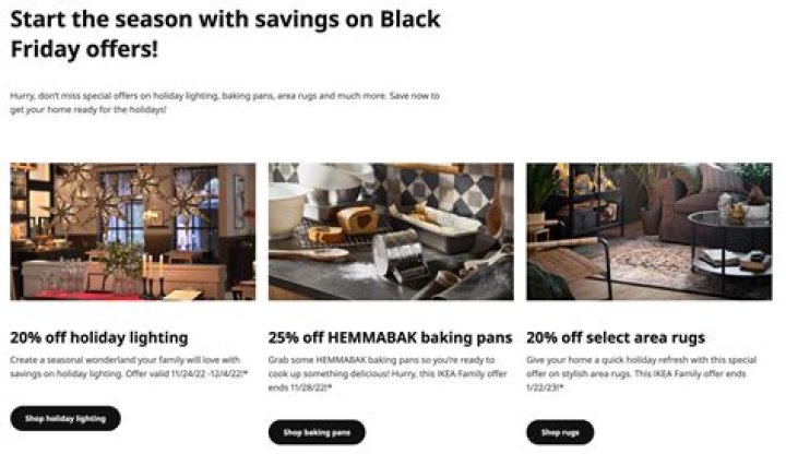 Does IKEA UK have Black Friday sales?