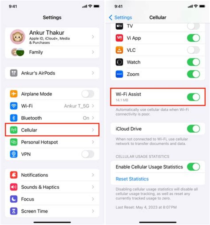 Does iPhone XR have WiFi assist?