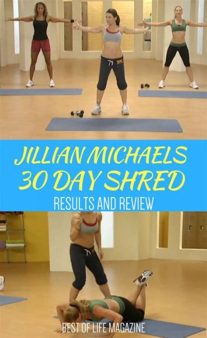 Does Jillian 30 day shred work?