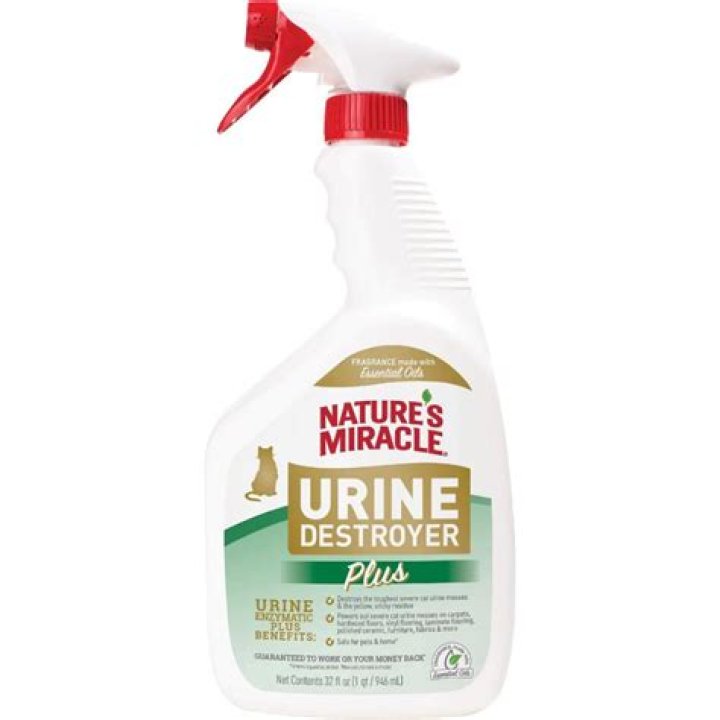 Does nature's miracle work on human urine?