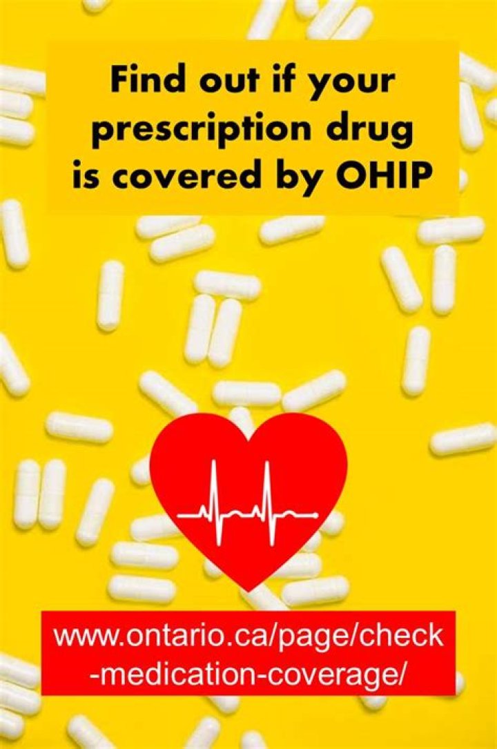 Does OHIP cover prescription drugs?