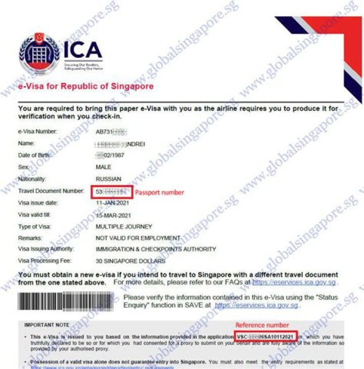 Does PRC need visa to Singapore?
