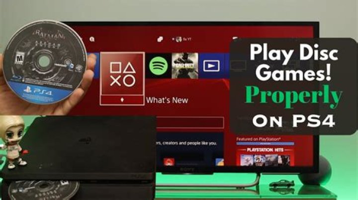 Does ps4 play games from disc?