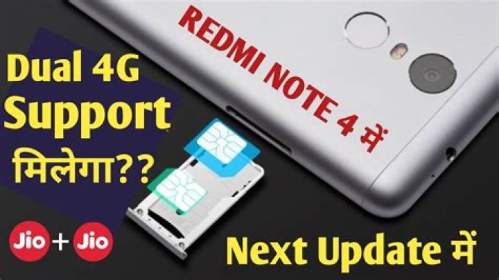 Does redmi Note 4 support VoLTE?
