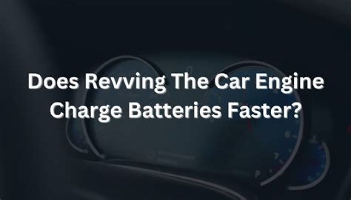 Does revving a car charge the battery when jumping?